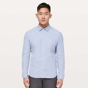 Lululemon Men's All Town Buttondown - Light Blue